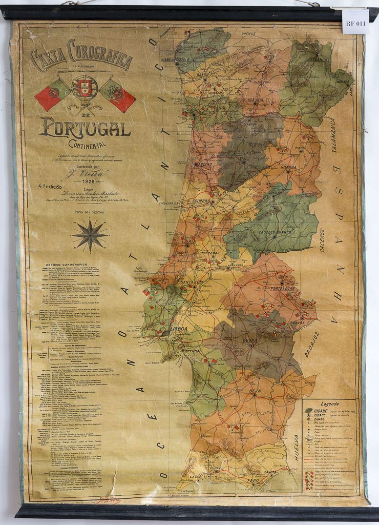 (RF 011) Carta Corográfica de Portugal Continental