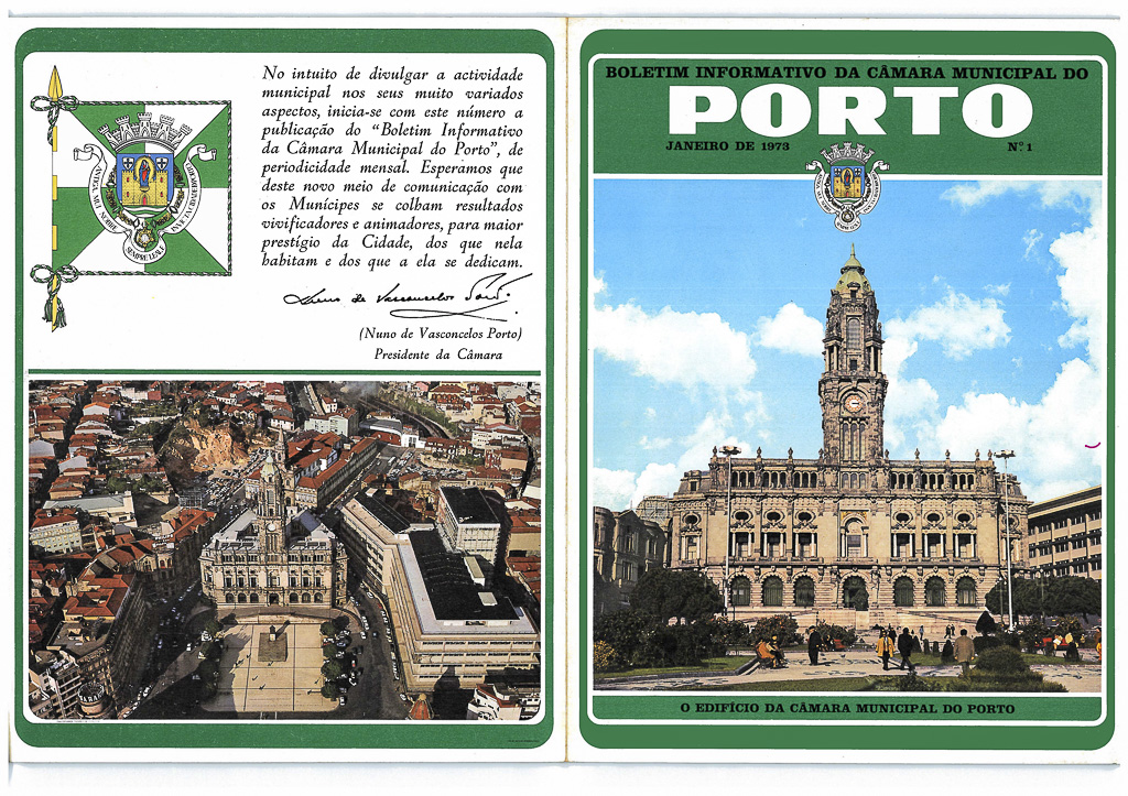 (RF 585) Boletim Informativo da Câmara Municipal do Porto