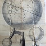 (RF 762) Grosseur comparative des Globes Terrestres qui existent dans le commerce
