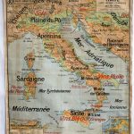 (RF 024) Italie Carte Physique e Agricole