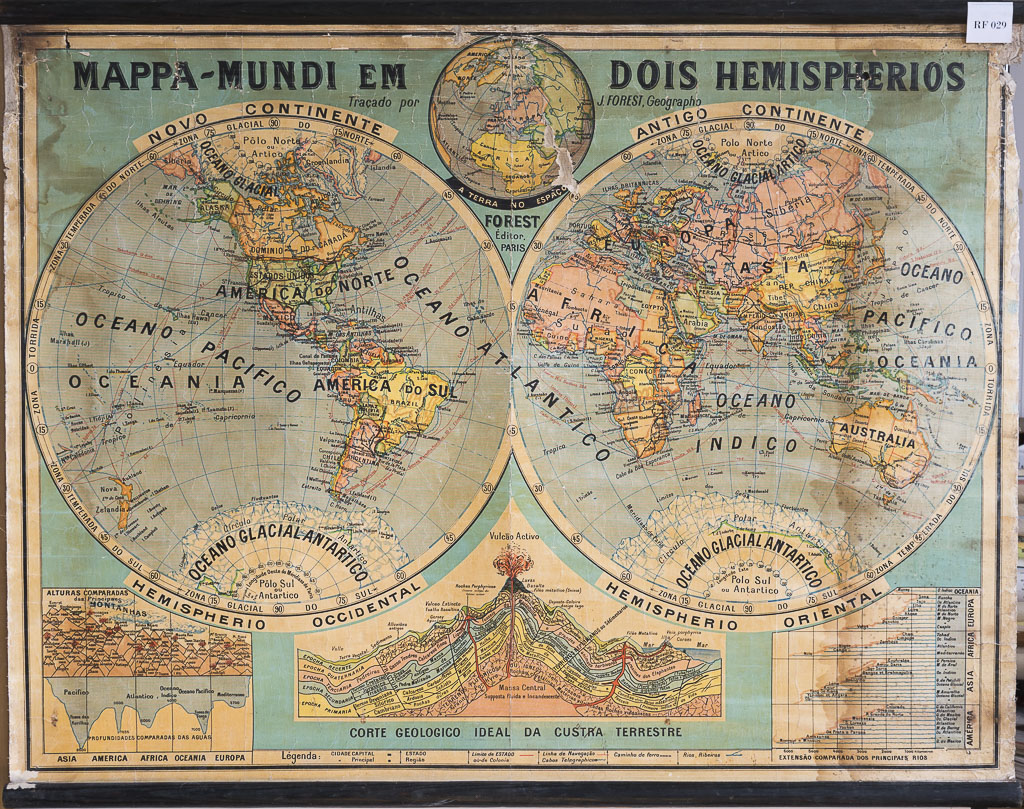 (RF 029) Mappa-Mundi em dois Hemispherios