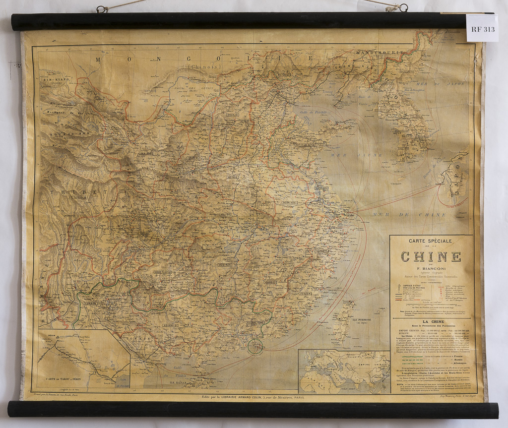 (RF 313) Carte Spéciale De La Chine