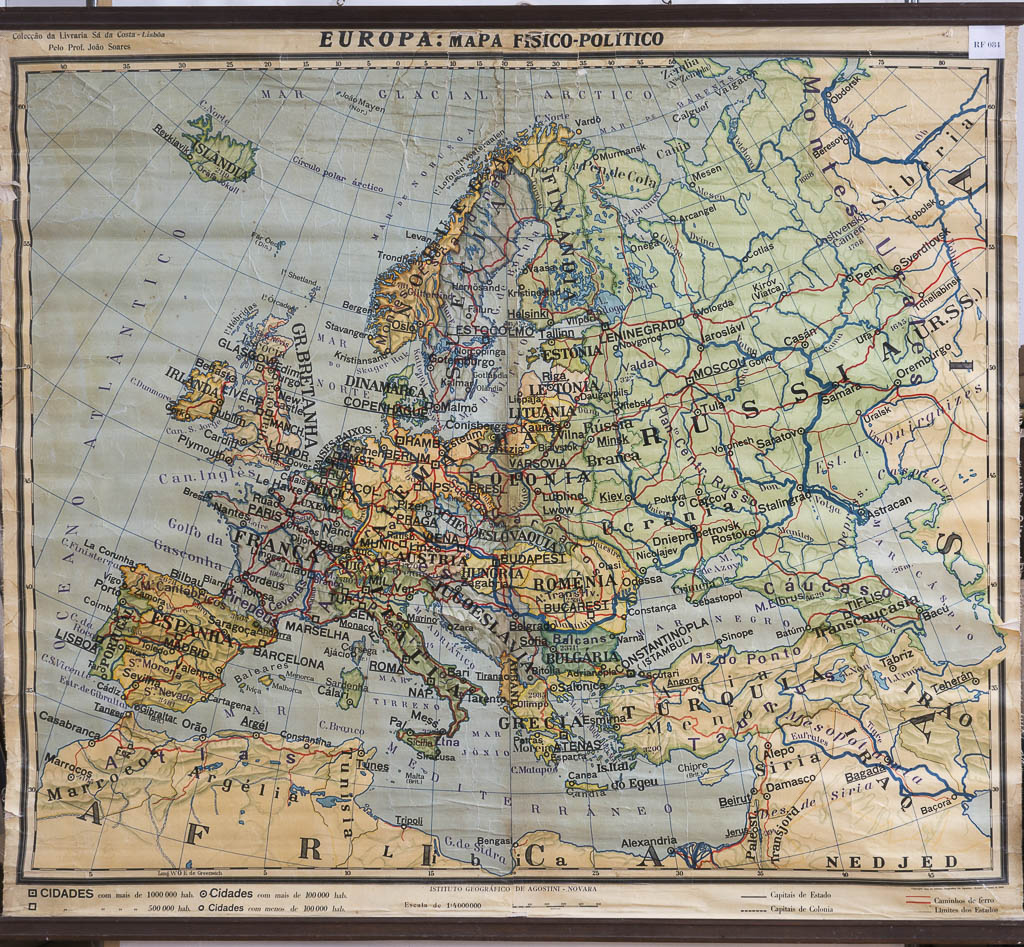 (RF 084) Europa: Mapa Físico – Político