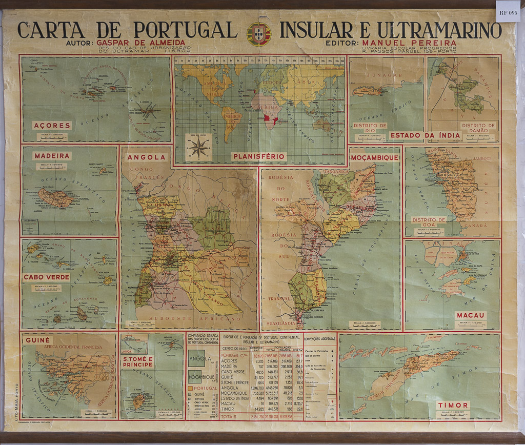 (RF 095) Carta de Portugal Insular e Ultramarino