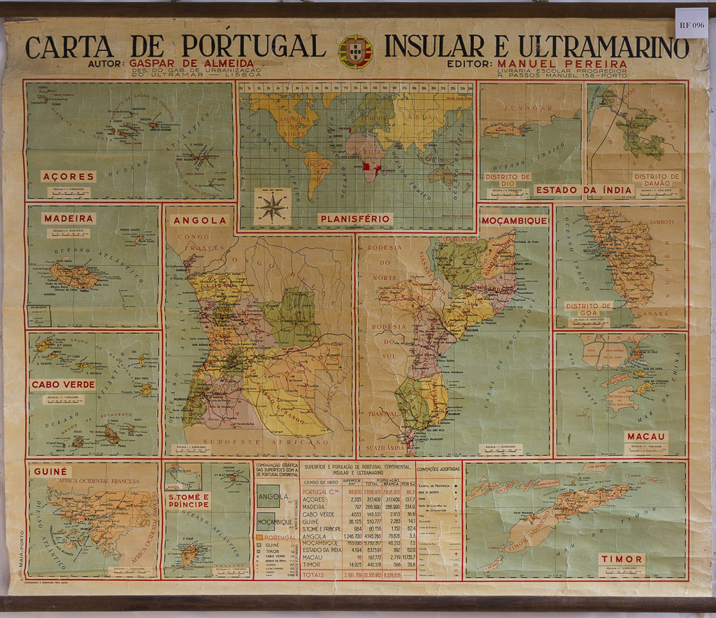 (RF 096) Carta de Portugal Insular e Ultramarino