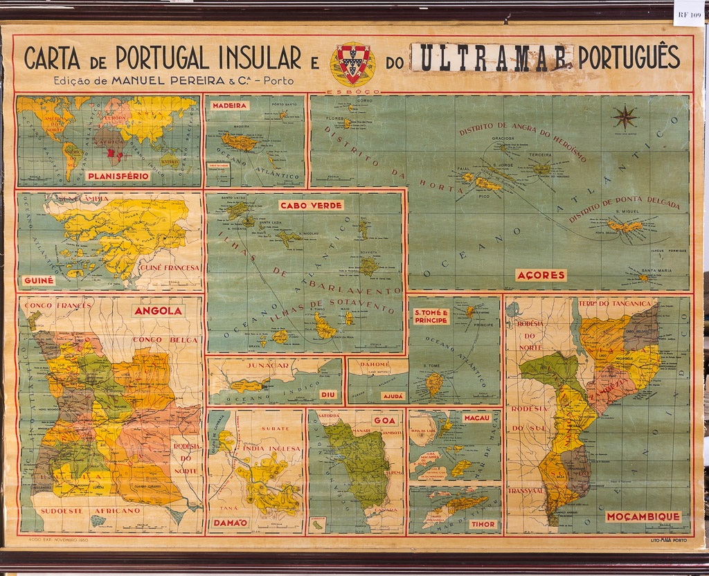 (RF 109) Mapa de Portugal Insular e do Ultramar Português (esbôço)