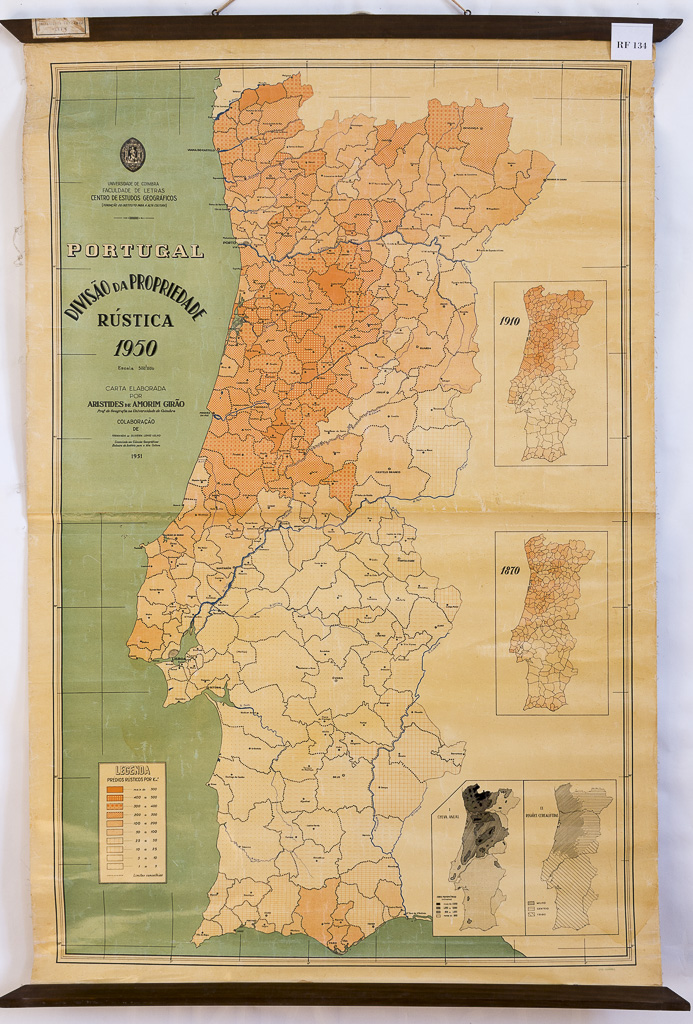 (RF 134) Portugal Divisão da Propriedade Rústica 1950