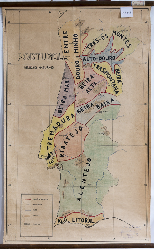 (RF 145) Portugal Regiões Naturais