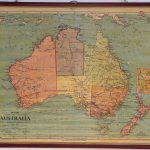 (RF 255) Smaller School Room Map of Australia