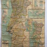 (RF 259) Mappa de Portugal com as ilhas Adjacentes e Colonias