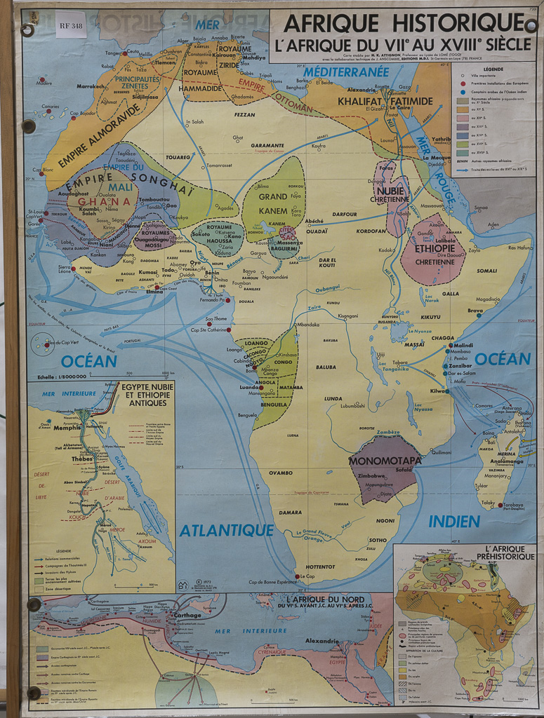 (RF 348) Afrique Historique. L´Afrique du VIIéme au XVIIIéme Siècle