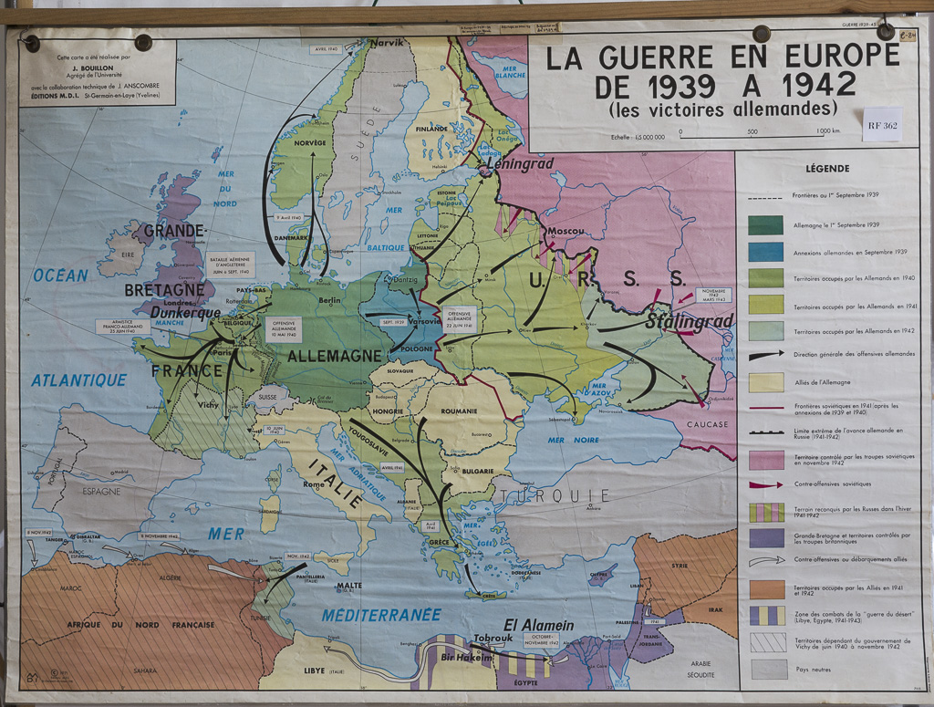 (RF 362) La Guerre en Europe de 1939 a 1942 (les victoires allemandes)