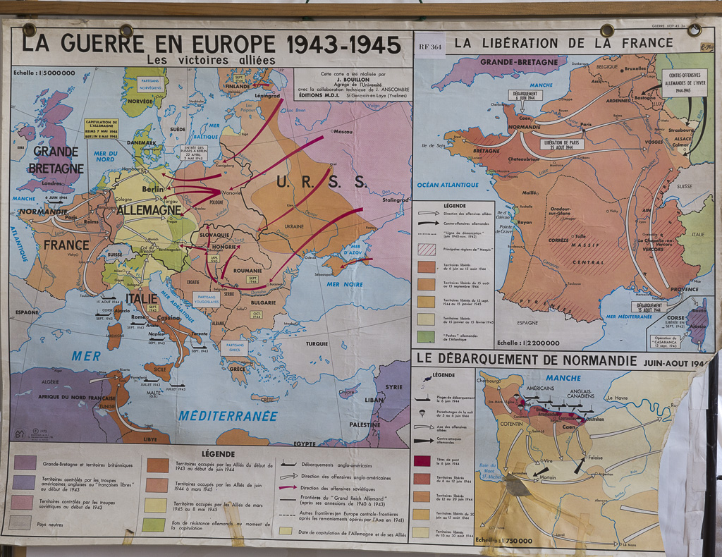 (RF 364) La Guerre en Europe 1943 – 1945 Les Victoires Alliées