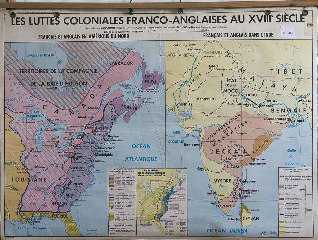 (RF 369) Les luttes coloniales Franco-Anglaises au XVIIIe Siécle