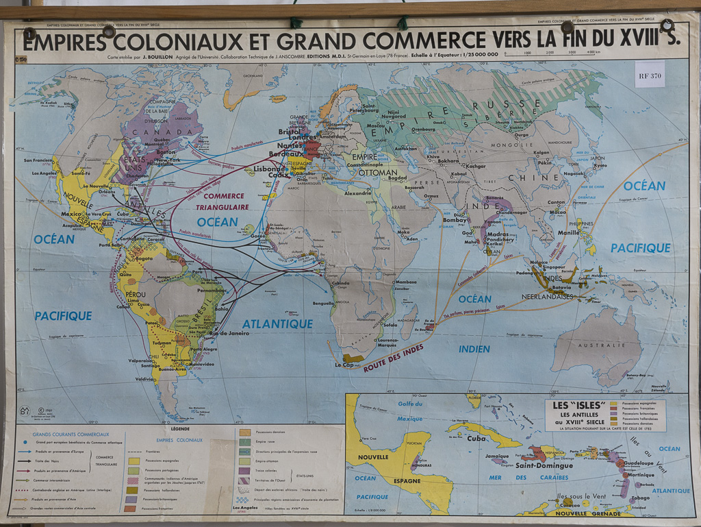 (RF 370) Empires coliniaux et grand commerce vers la fin du XVIIIe S.