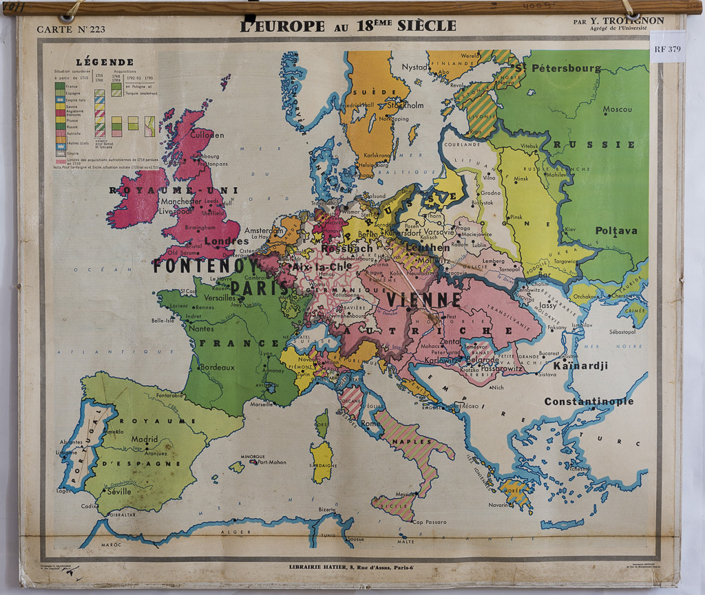 (RF 379) L´Europe au 18ème Siècle