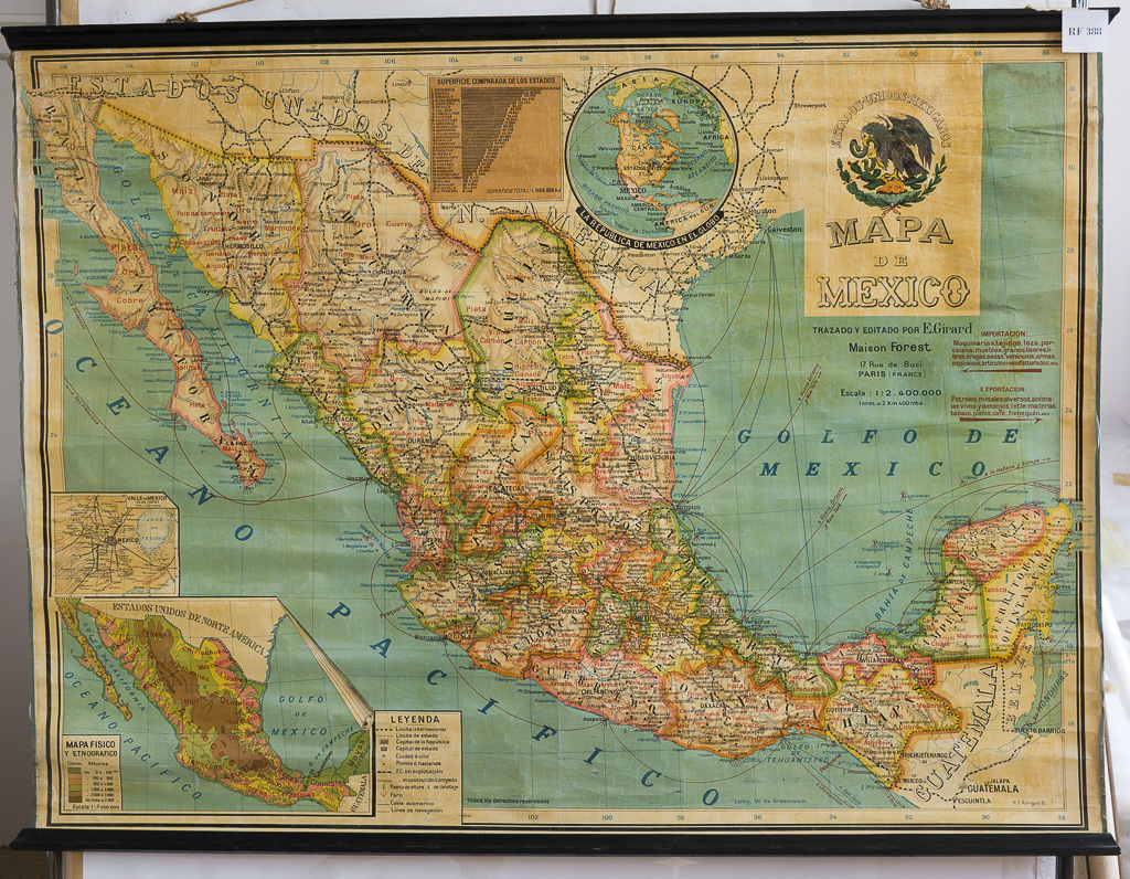 (RF 388) Mapa de Mexico