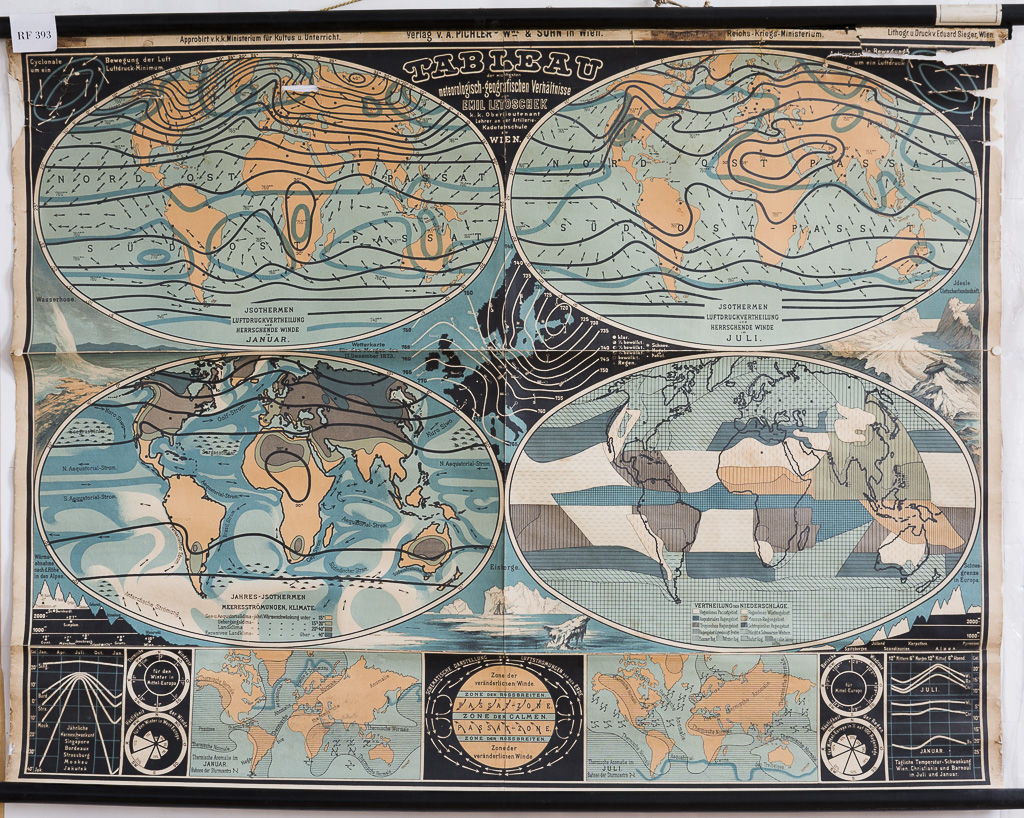 (RF 393) Tableau der wichtigsten meteorologisch – geografischen vernitnisse