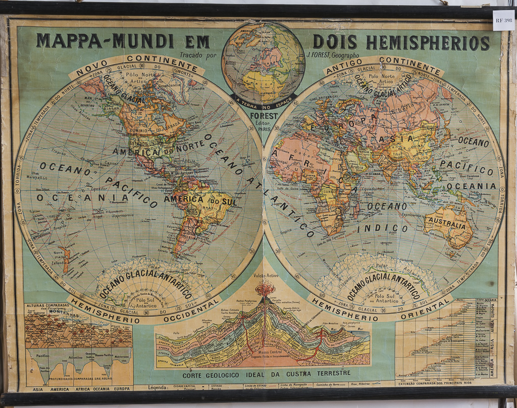 (RF 398) Mappa-Mundi em Dois Hemispherios