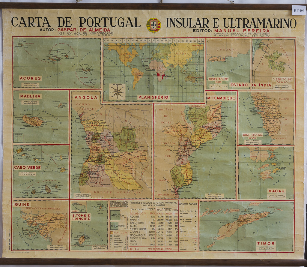 (RF 403) Carta de Portugal Insular e Ultramarino