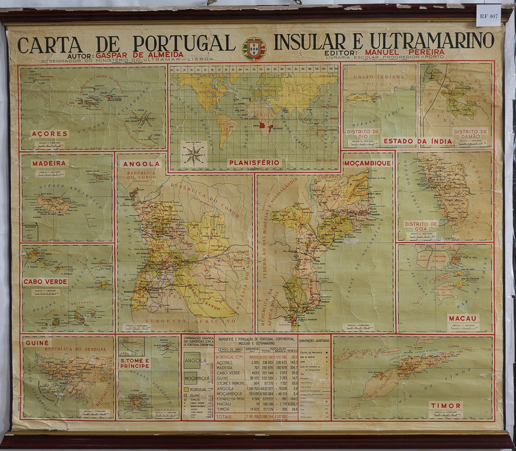 (RF 407) Carta de Portugal Insular e Ultramarino