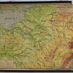 (RF 424) Bassin de Paris Région du Nord Carte Phisique