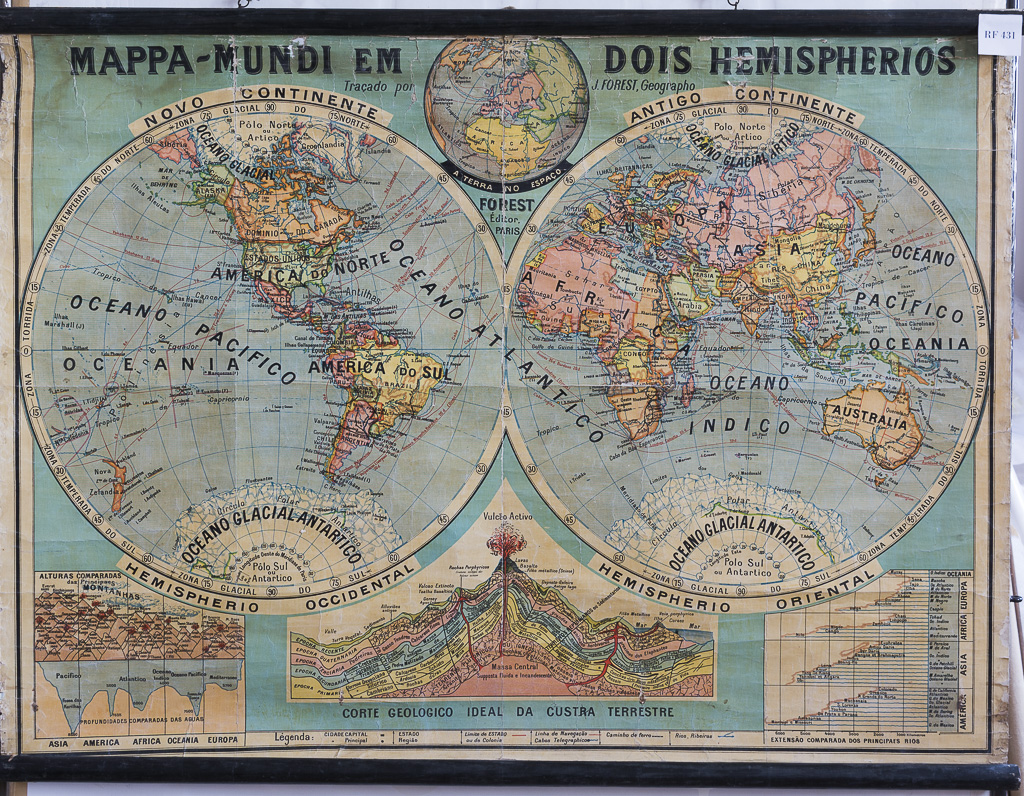 (RF 431) Mappa-Mundi em dois Hemispherios