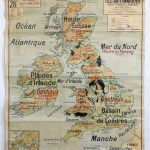 (RF 441) Iles Britanniques Carte Physique et Agricole