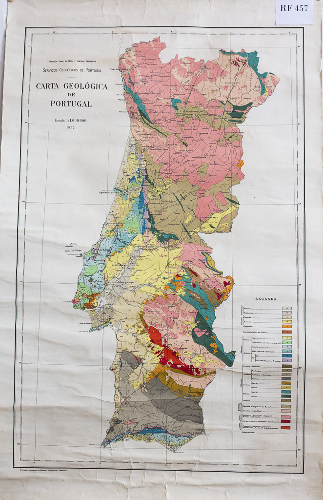 (RF 457) Carta Geológica de Portugal