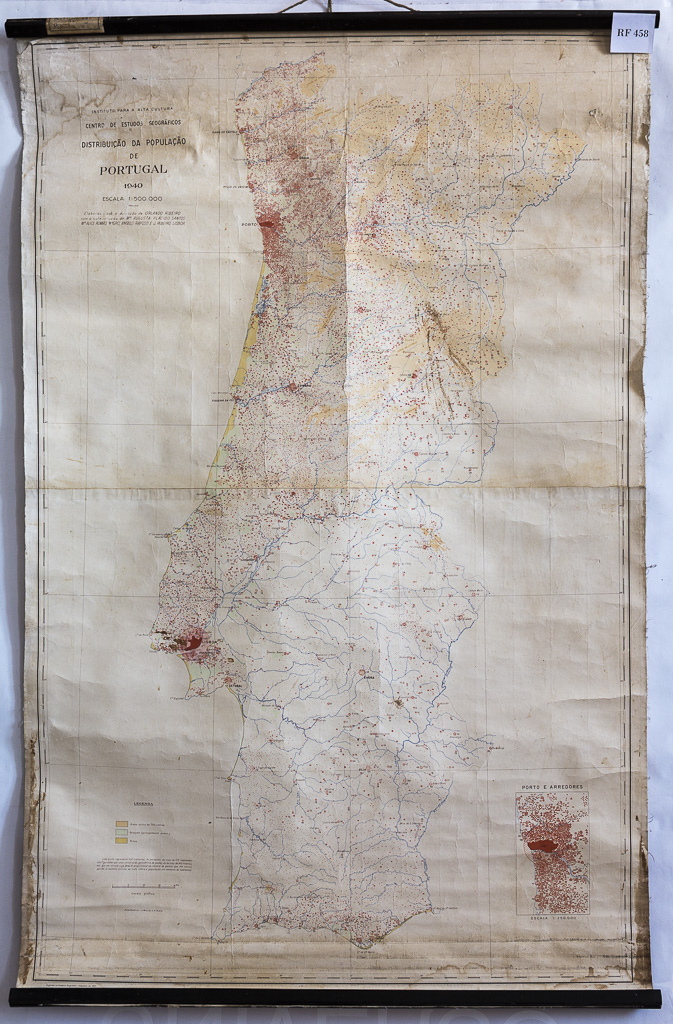 (RF 458) Distribuição da População de Portugal