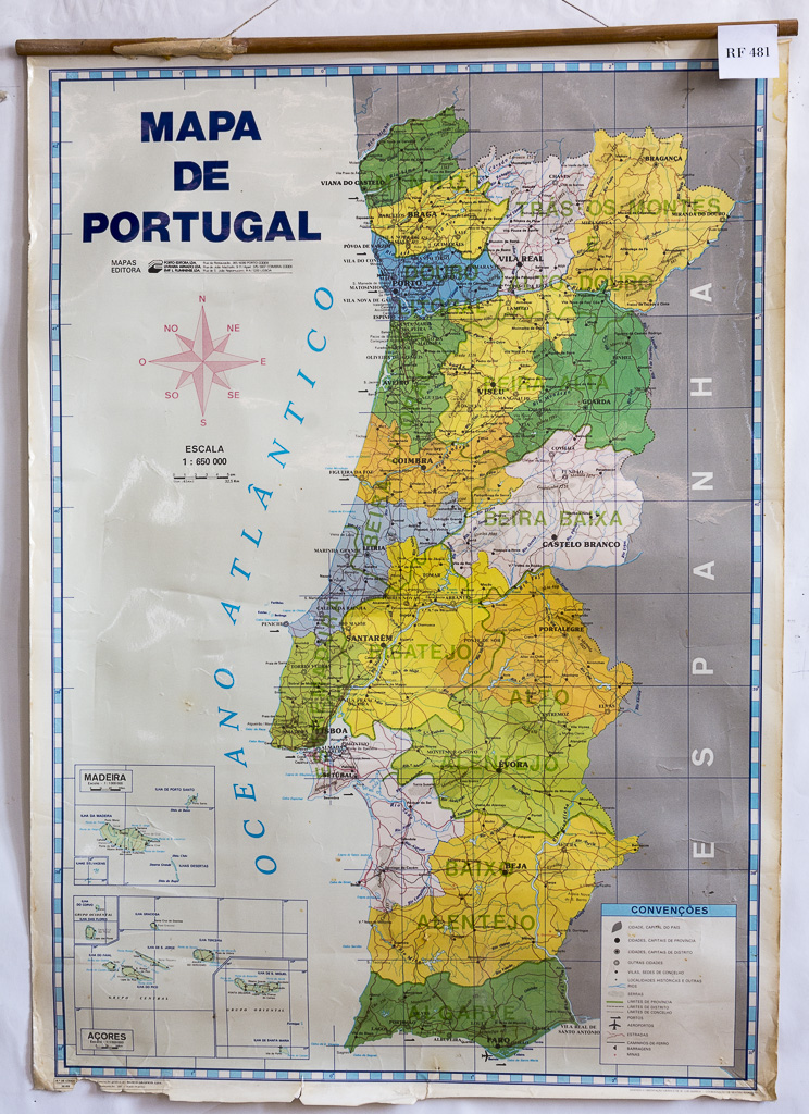 (RF 481) Mapa de Portugal