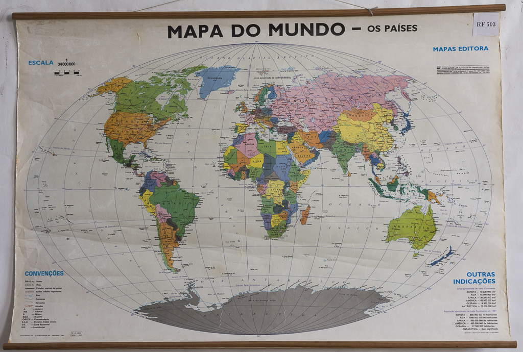 (RF 503) Mapa do Mundo – os Países