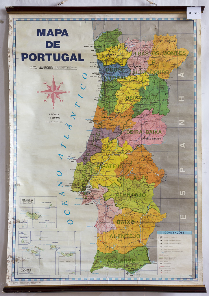 (RF 510) Mapa de Portugal