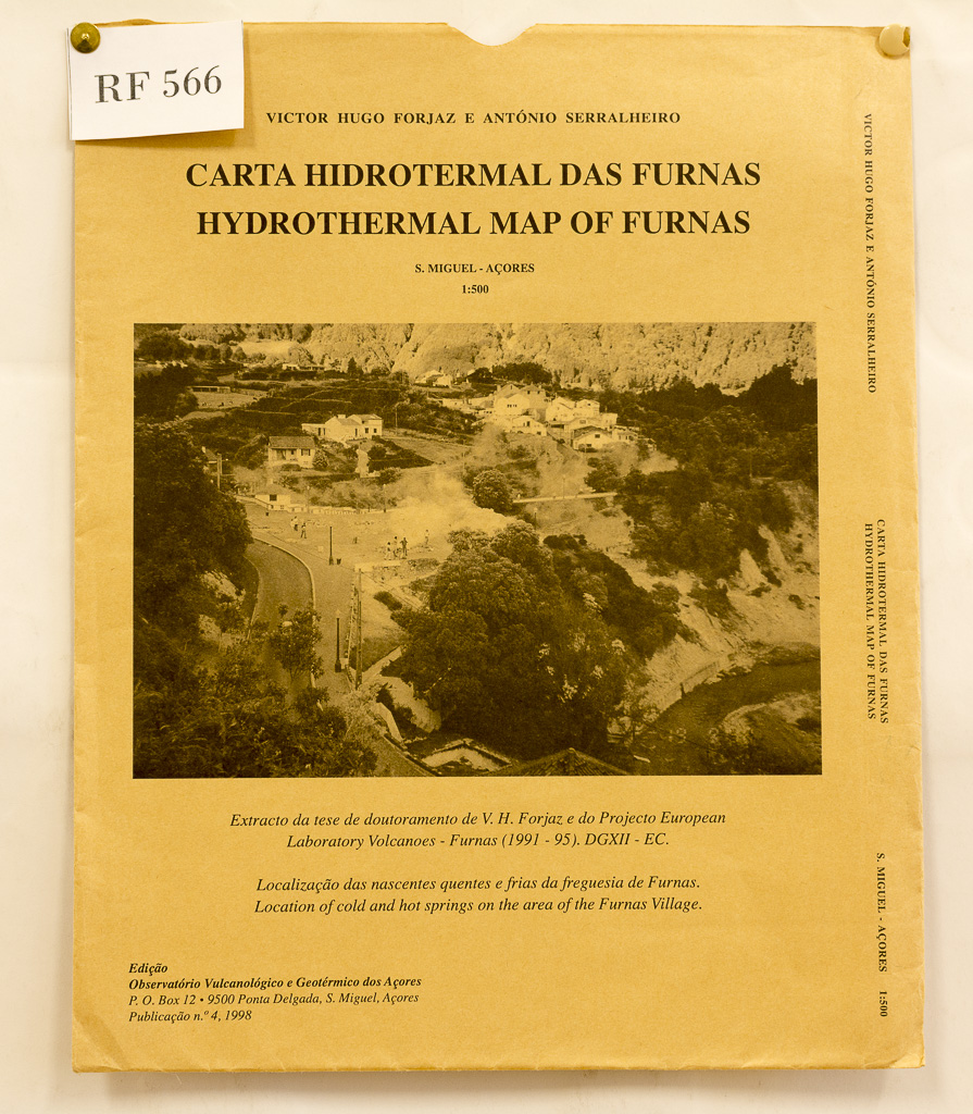 (RF 566) Carta Hidrotermal das Furnas