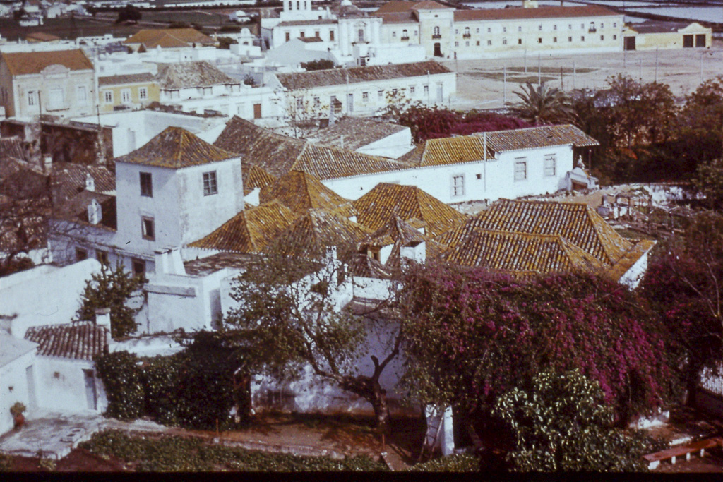 272. Faro casas com telhados de tesoura