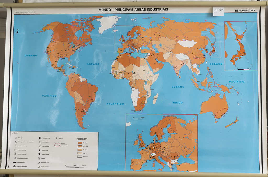 (RF 667) Mundo-Principais Áreas Indústriais
