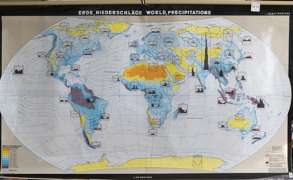 (RF 668) ERDE, NIEDERSCHLäGE WORLD, PRECIPITATIONS