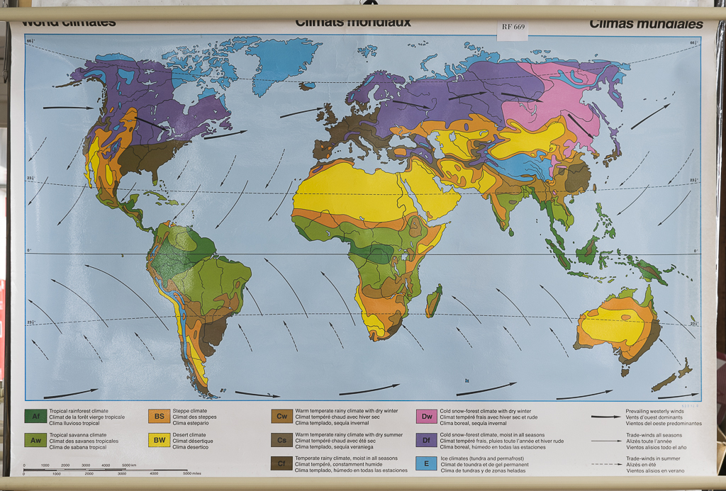 (RF 669) World Climates / Climats Mundiaux / Climas Mundiales