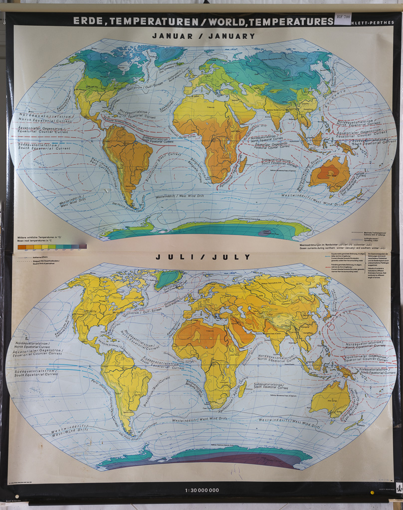 (RF 700) Erde, Temperaturen / World, Temperatures