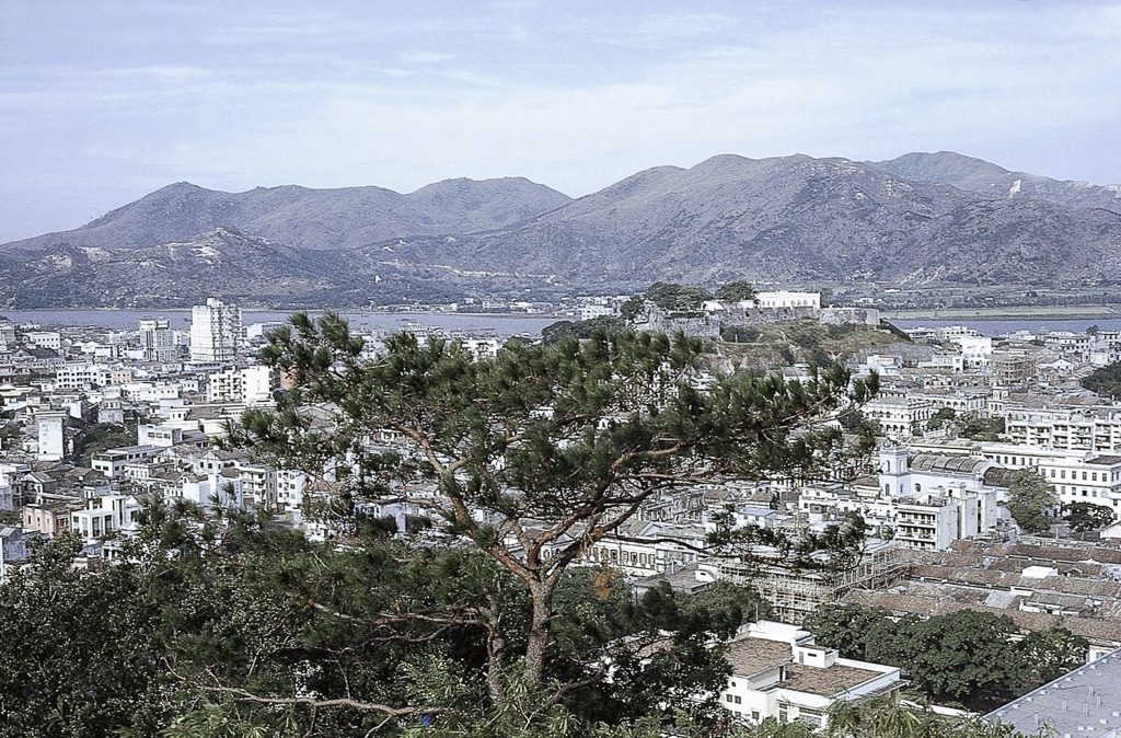 Aspecto parcial da cidade, vista da colina da Senhora do Monte (1961)
