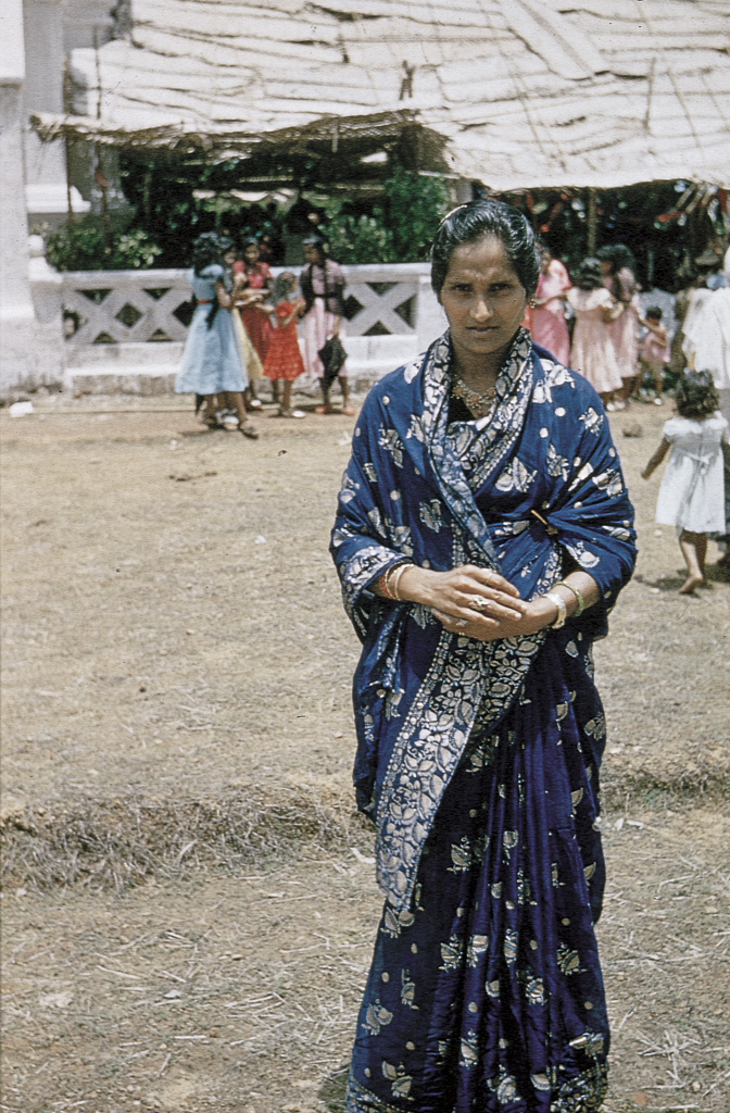 Cristã vestindo sari - Goa (1958)