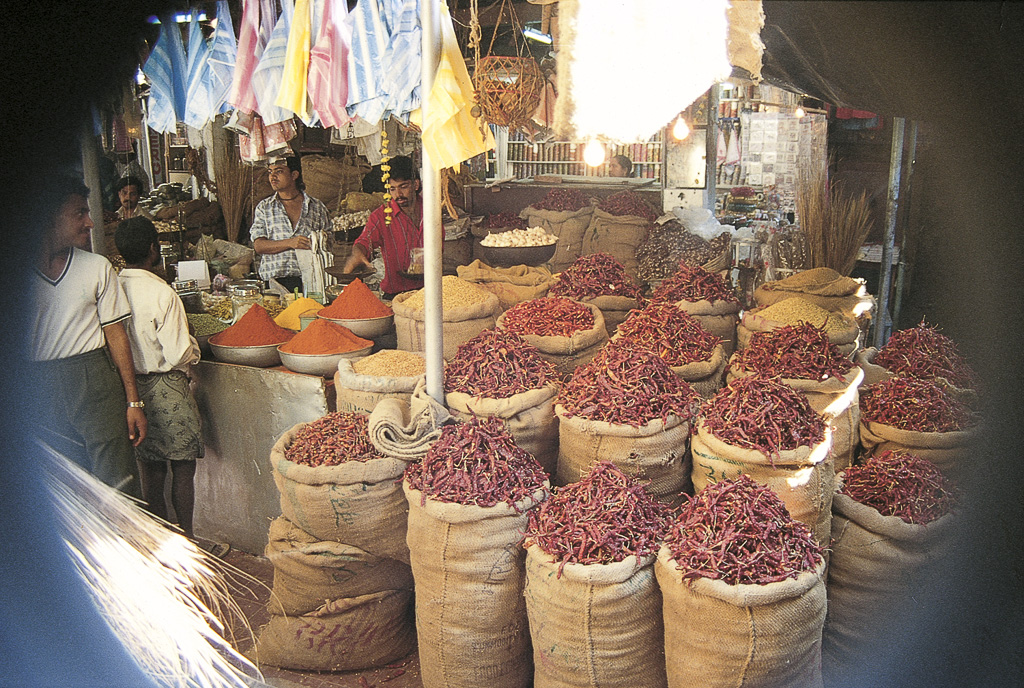 Mercado de Margão – área de especiarias (1956)