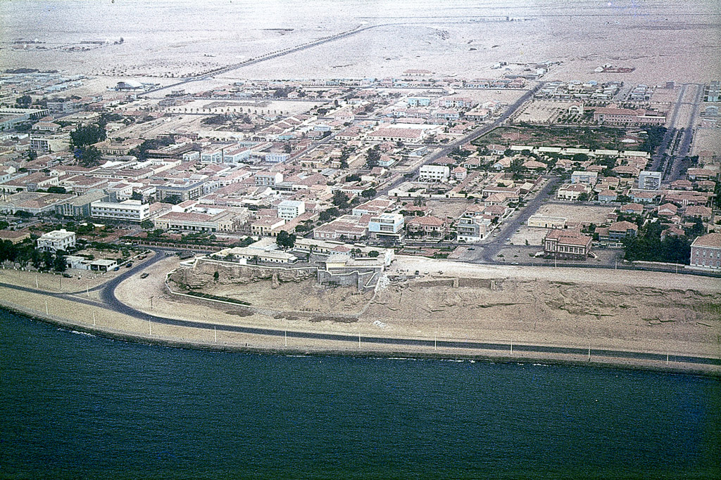 Moçamedes – vista aérea parcial (1968)