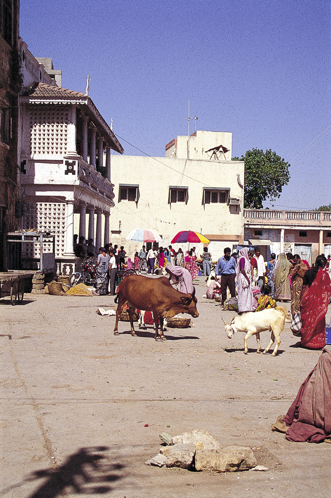 O mercado extravasa para o exterior - Diu (1995)